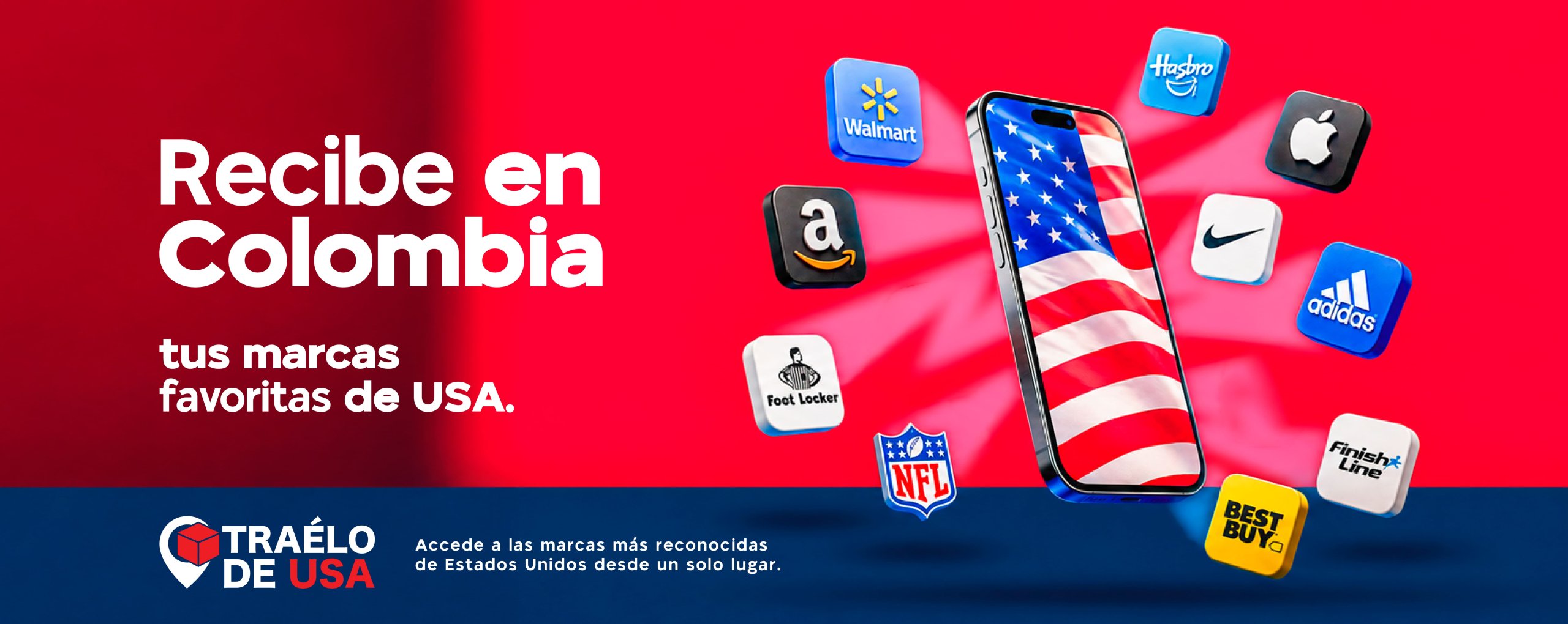 Recibe en Colombia tus marcas favoritas de USA